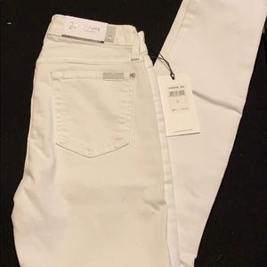 White 7 for all mankind jeans